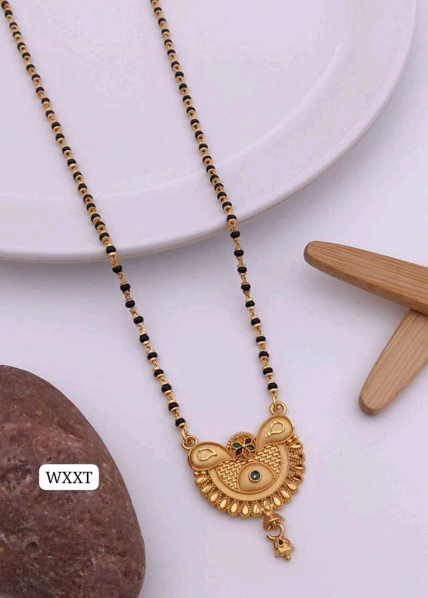 Kanaf π« KANAF Fancy 1 Gram Forming MS Chakri Kiriya Mangalsutra | Brass Direct Gold Forming Plating | Daily Wear | Size: 18β