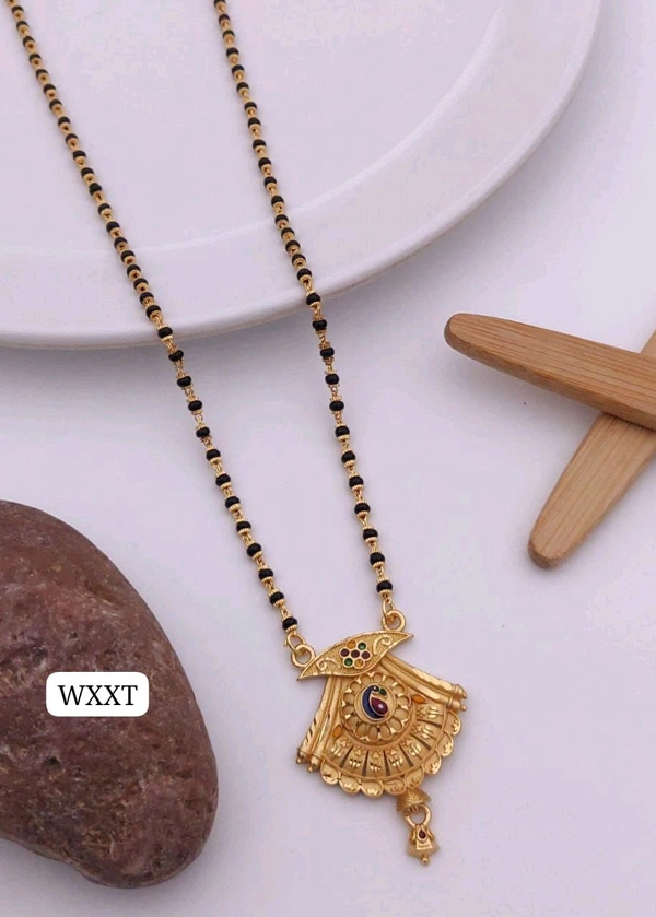 Kanaf 💫 KANAF Fancy 1 Gram Forming MS Chakri Kiriya Mangalsutra | Brass Direct Gold Forming Plating | Daily Wear | Size: 18”