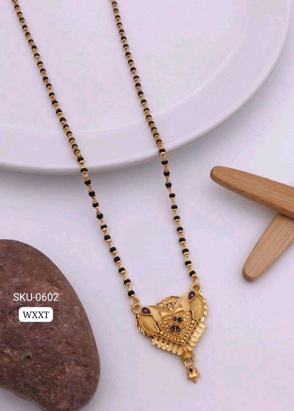 Kanaf 💫 KANAF Fancy 1 Gram Forming MS Chakri Kiriya Mangalsutra | Brass Direct Gold Forming Plating | Daily Wear | Size: 18”