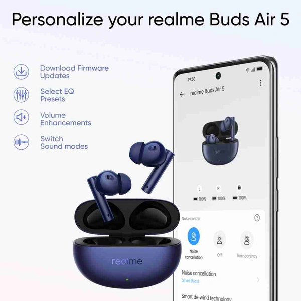 Realme Earbuds In-Ear Wireless Bluetooth Headset with Mic