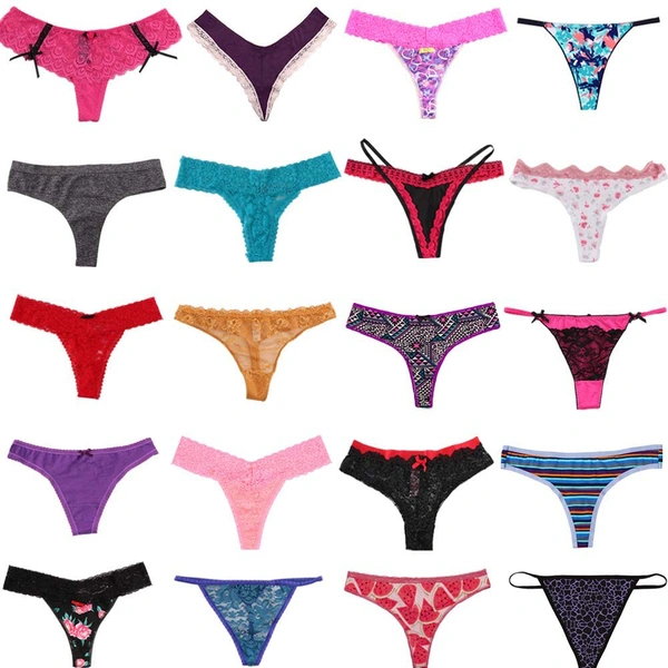InnerFeel 10 Pack Sexy Panties Sexy Cheeky Panty Variety Pack - S, Assorted