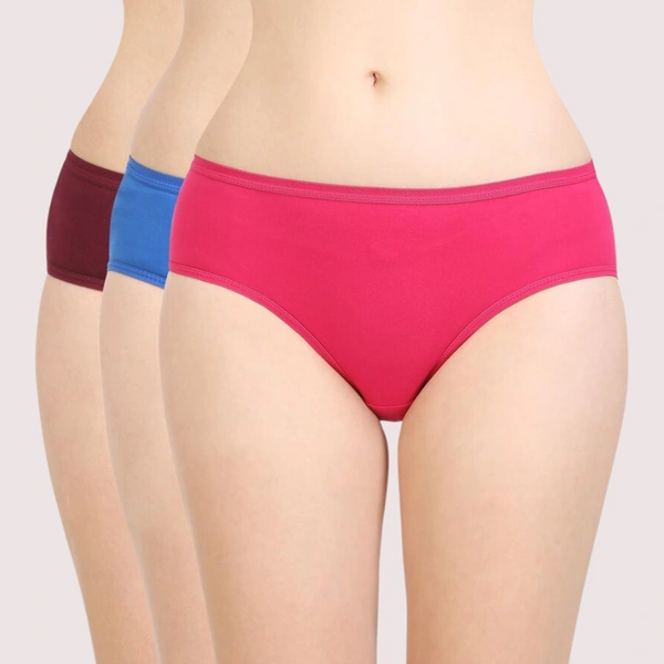 InnerFeel 12-Piece Cotton Hipster Panties Wholesale Lot - M, Assorted