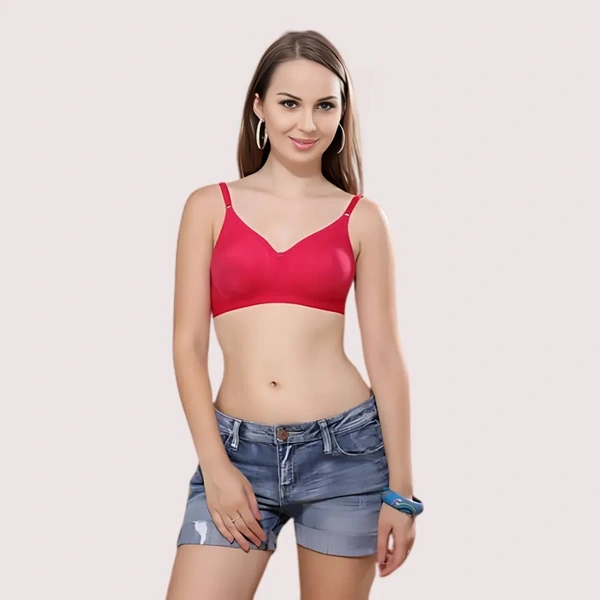 InnerFeel 2 Pack Comfy padded non wired t shirt bra - 32B, Assorted
