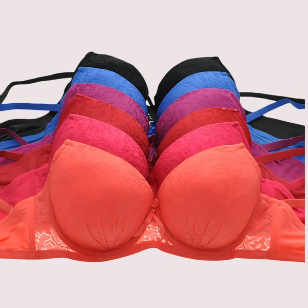 InnerFeel 2 Pack Full Coverage Padded wirefree Bra - 32 B, Assorted