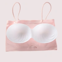 InnerFeel 2 Pack Seamless padded crop top bra - L, Assorted