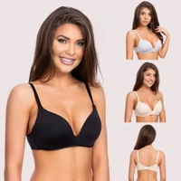 InnerFeel 2 Pack seamless padded underwired push up bra