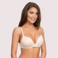 InnerFeel 2 Pack seamless padded underwired push up bra