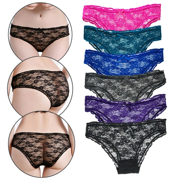InnerFeel 2 pack Women's Lace Stretch Hipster Panties - M, Assorted