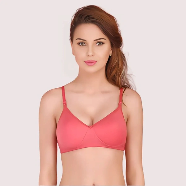 InnerFeel 3 Pack Seamless padded T shirt bra - 32B, Assorted