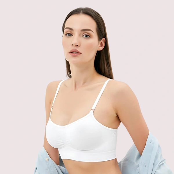 InnerFeel 3-Pack Stylish Stretchable Sports Bras for Girls - Assorted, 28