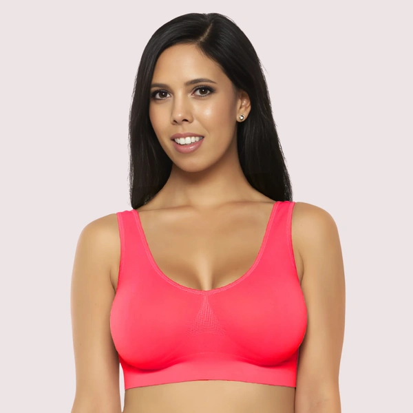 InnerFeel 4 Medium Impact Comfort Sports Bras - L, Assorted