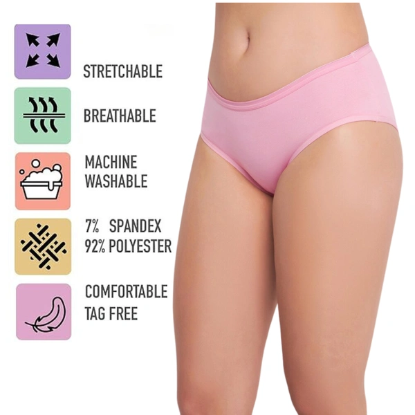 InnerFeel 48 Pack of Womens Panties in Wholesale - M, Assorted