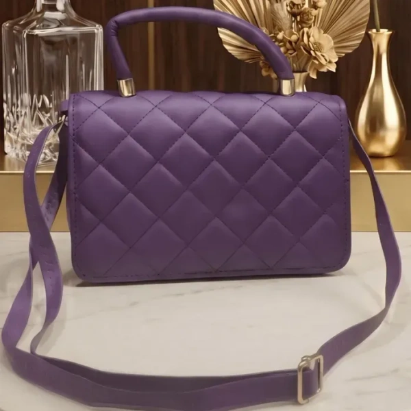 Inner Feel Royal Amethyst Quilted Luxe Handbag