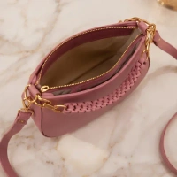 Inner Feel Blush Petal Chic Crescent Sling Bag