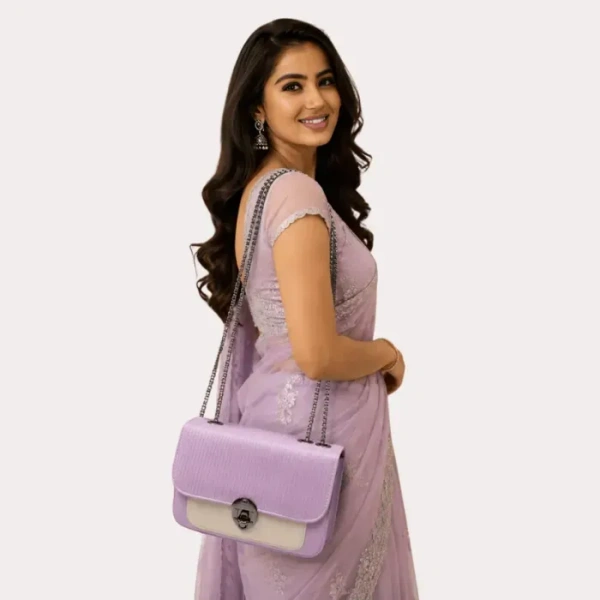 Inner Feel LavishLily Lavender Chain Sling Bag for Women