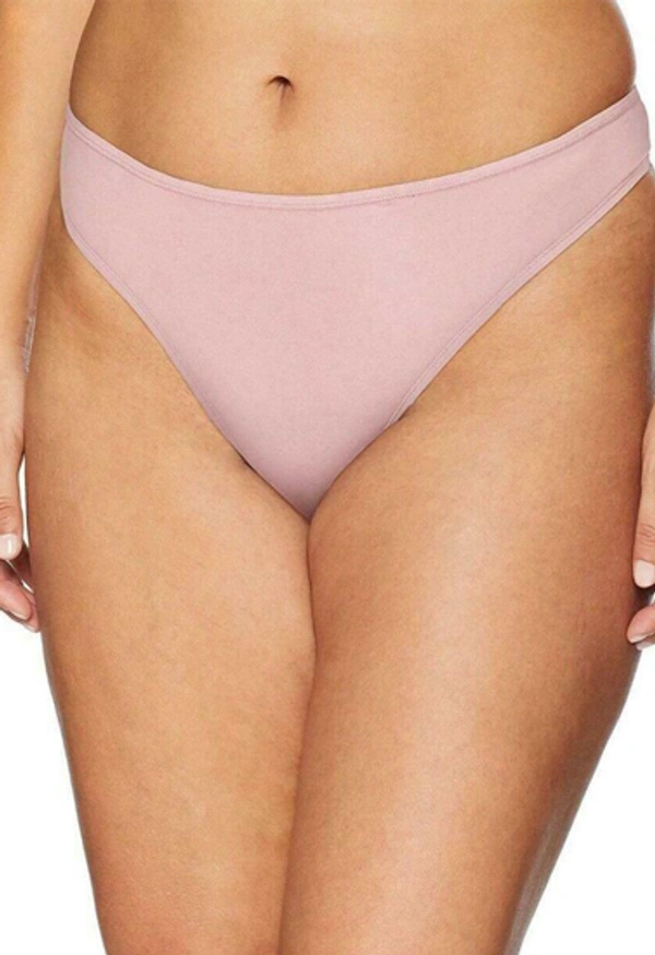 InnerFeel 6 pack pure cotton multicolor thong panties - XXL, Assorted