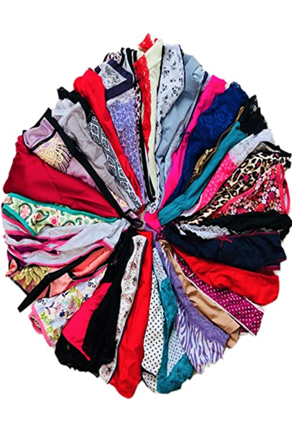 InnerFeel 7-Pack of Stylish Thongs in Assorted Designs - M, Assorted