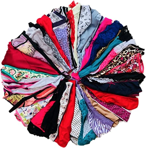 InnerFeel 7-Pack of Stylish Thongs in Assorted Designs - M, Assorted