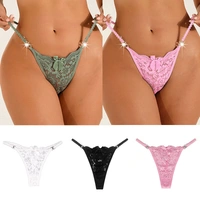 InnerFeel Assorted Colors Lace G-String Pack of 4
