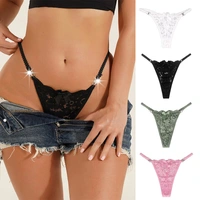 InnerFeel Assorted Colors Lace G-String Pack of 4