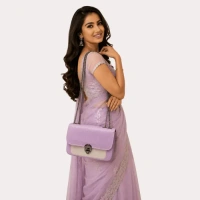 Inner Feel LavishLily Lavender Chain Sling Bag for Women