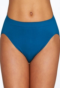InnerFeel Beauty 5-Pack Soft Elastic Plus Size Panties+ 1 Free Bra - L, Assorted, 42