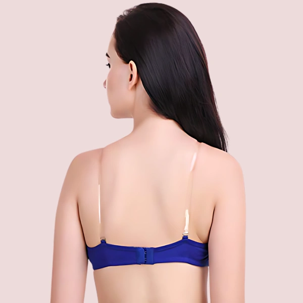 InnerFeel Blue Transparent Strap Bra - 32