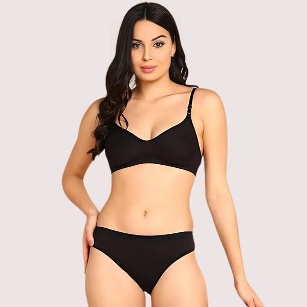 InnerFeel Breathable Cotton Lingerie Set for Her (2 pack) - 32, assorted