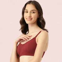InnerFeel Breathable Cotton Non-Padded Bra – Women’s 2-Pack