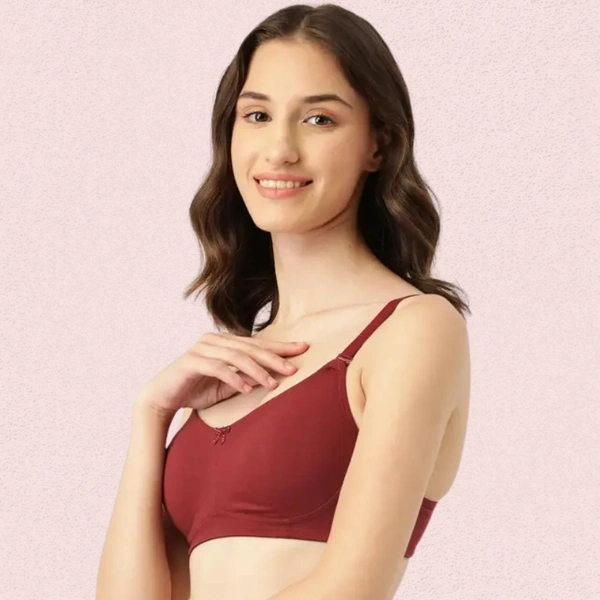 InnerFeel Breathable Cotton Non-Padded Bra – Women’s 2-Pack