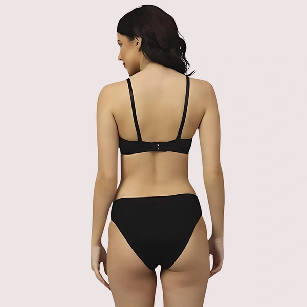 InnerFeel Casual Cotton Comfort Bra Panty Set (2 pack) - 34, assorted