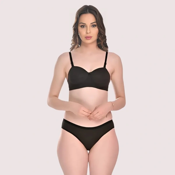 InnerFeel Chic and Comfy Cotton Lingerie Set (2 pack) - 32, Assorted