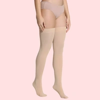 InnerFeel Classic Duo Thigh-High Stockings (Black + Nude) – Pack of 2