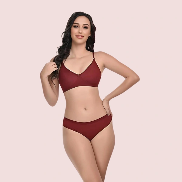 InnerFeel Comfort Bliss 2-Pack Lightly Padded Bra & Panty Set - 30 B