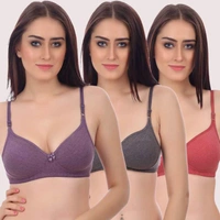 InnerFeel ComfortLift Non-Wired Padded Push-Up Bra 3-Pack - 30 B