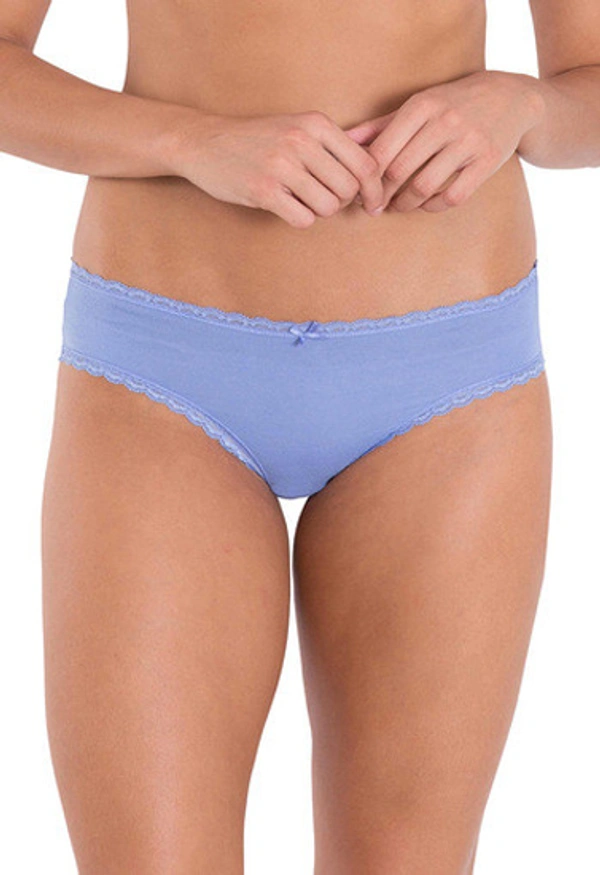 InnerFeel Comfy Plus Size Daily Wear Cotton Panties-2 + 1 Free Bra - XXL, Assorted, 44