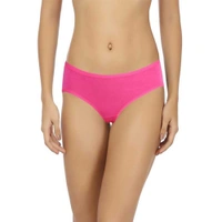 InnerFeel Comfy Snazzy Way Beauty Organic Plus Size Pure Magenta Cotton Panties(Pkt of 2)