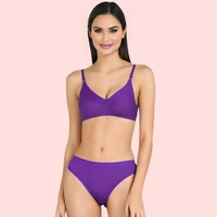 InnerFeel Cotton Cloud Comfort Bra Set – 3-Pack - 36 B