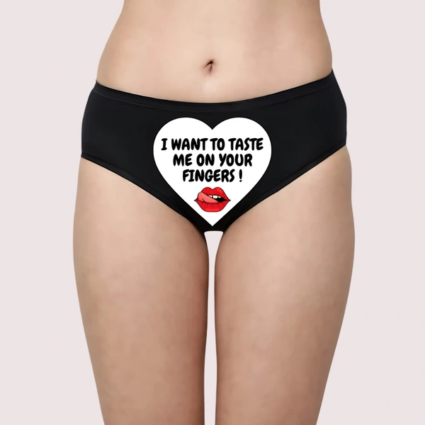 InnerFeel Customized Temptation Panty - A Secret Message - XL, Assorted
