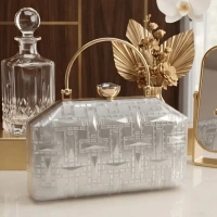 Inner Feel Crystal Pearl Luxe Statement Handbag
