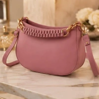 Inner Feel Blush Petal Chic Crescent Sling Bag