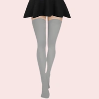 InnerFeel Dual-Shade Thigh-High Sheer Stockings – Pack of 2 (Grey & Black)