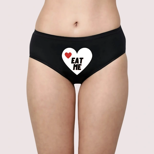 InnerFeel Eat Me Printed Hipster Panty Gift Pack - L, Assorted