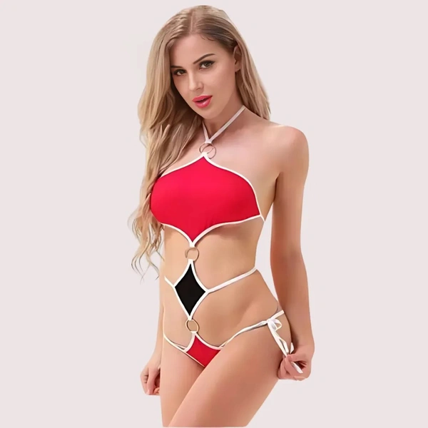 InnerFeel Enchante Lace Elegance Babydoll Ensemble - L, As Per Product Image
