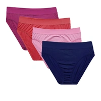 InnerFeel Fair Comfort Where It Counts Hi-Cut Panty, pack of 4 - XL, Assorted