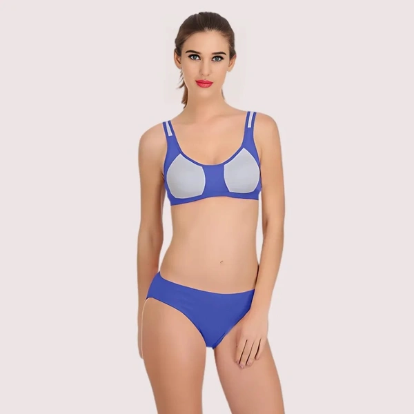 InnerFeel Fitness Flourish Sports Bra Panty Set (2 pack) - 30, Assorted