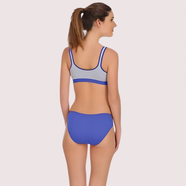 InnerFeel Fitness Flourish Sports Bra Panty Set (2 pack) - 30, Assorted