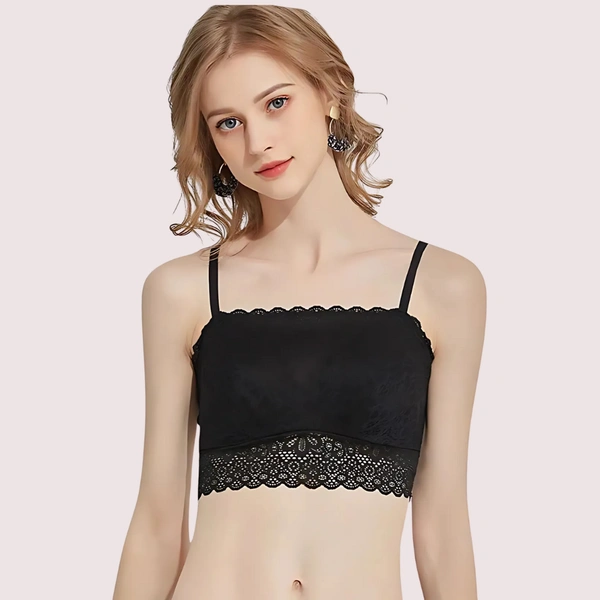 InnerFeel Flex & Comfort 2-Pack Bralette Set - L, Dark Black