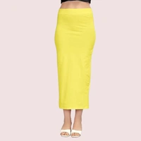 InnerFeel French Daina Flawless Fit Cotton Petticoat Shaper - XXL, Lemon Yellow