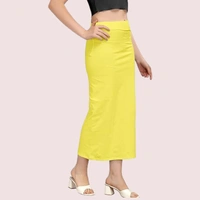 InnerFeel French Daina Flawless Fit Cotton Petticoat Shaper - XXL, Lemon Yellow